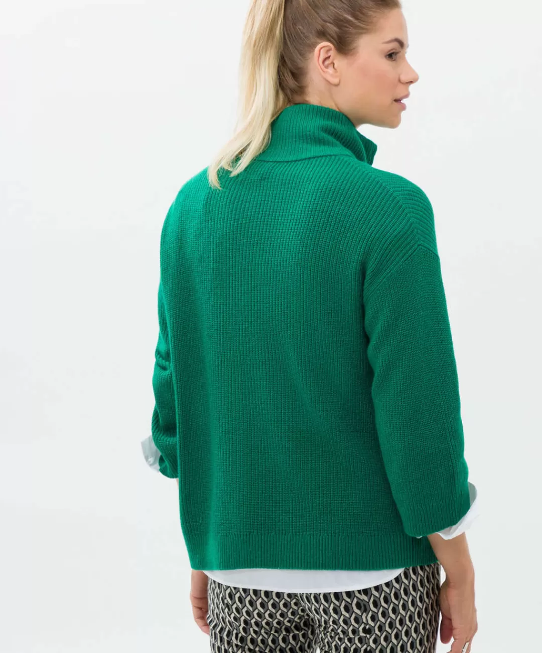 BRAX Knitwear | Sweat | Style Alex Dark Malachite