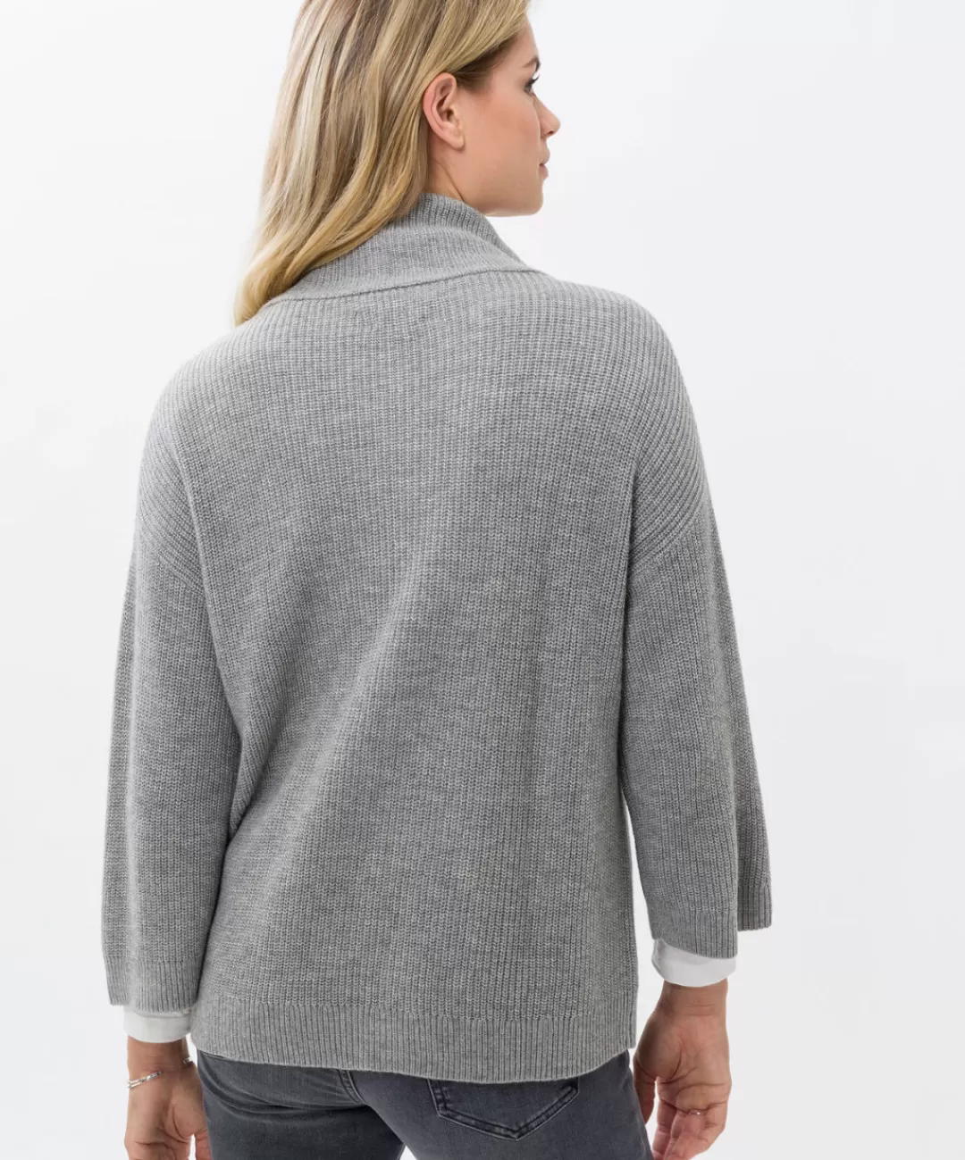 BRAX Knitwear | Sweat | Style Alex Light Grey