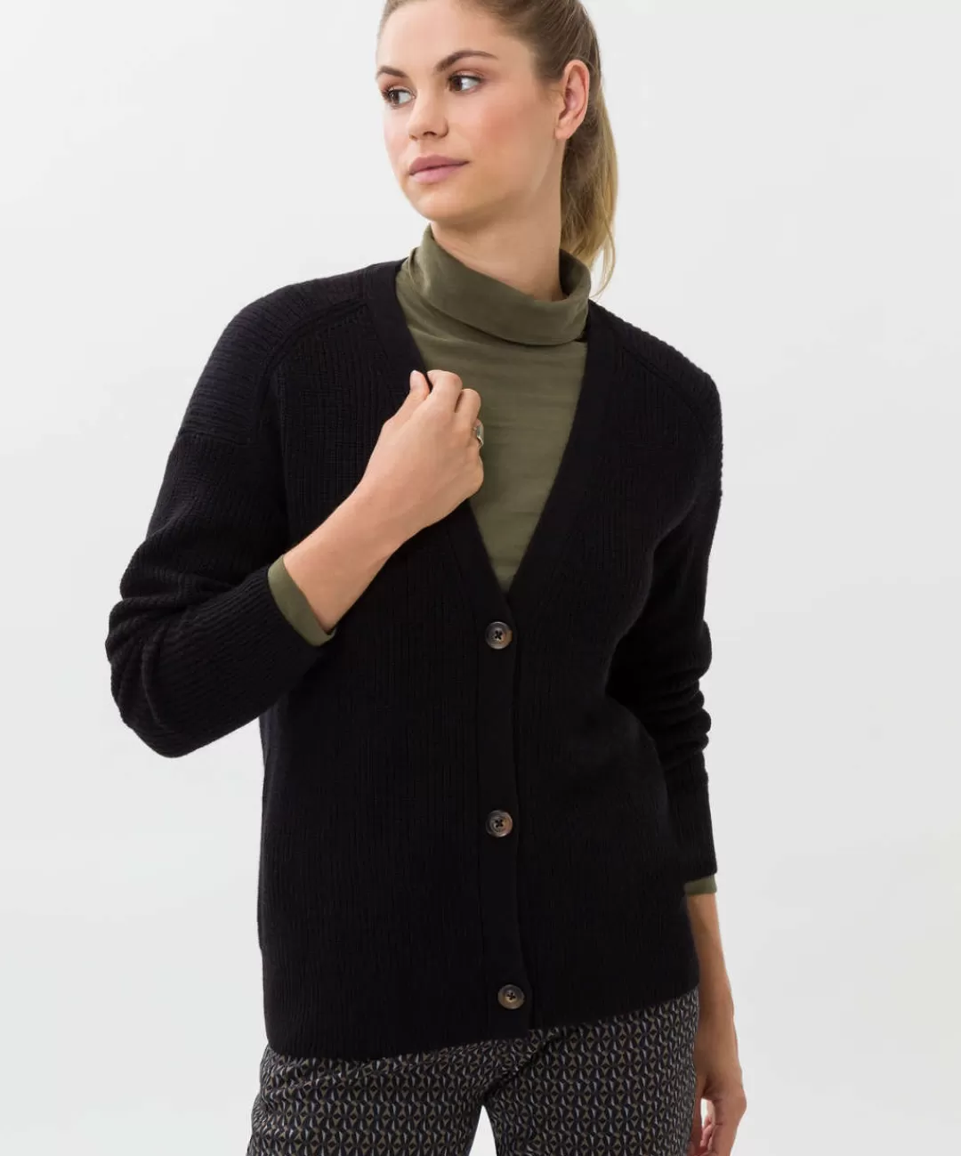 BRAX Knitwear | Sweat | Style Alicia Black