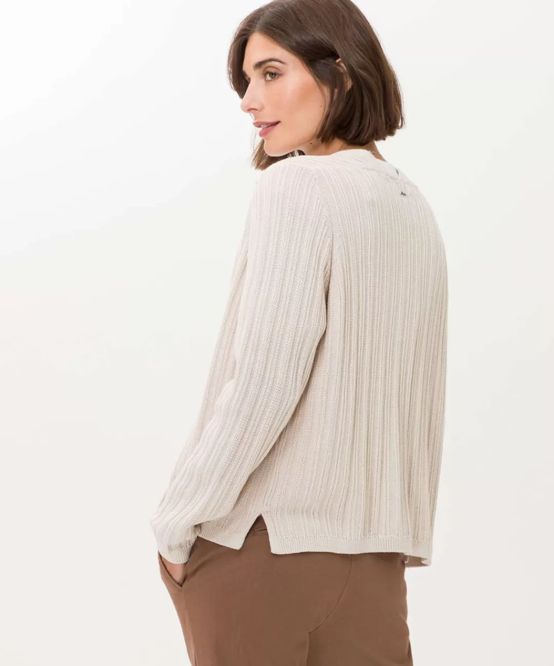 BRAX Knitwear | Sweat | Style Anique Ivory