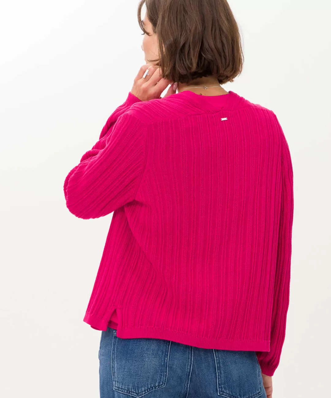 BRAX Knitwear | Sweat | Style Anique Lipstick Pink