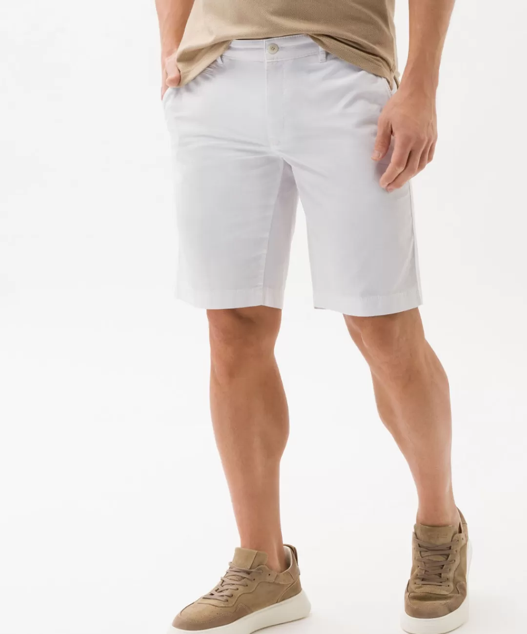 BRAX Shorts | Style Bari White