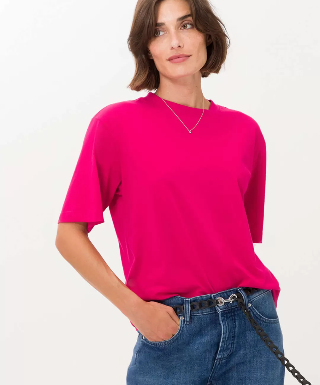 BRAX Shirts | Style Cara Lipstick Pink