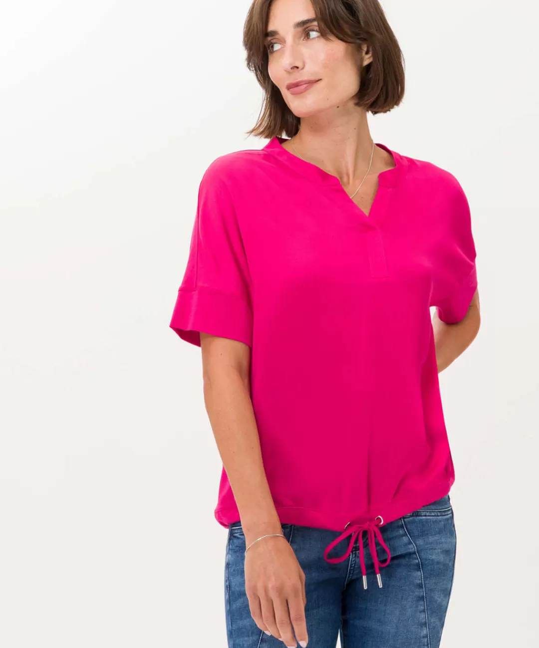 BRAX Shirts | Style Cila Lipstick Pink