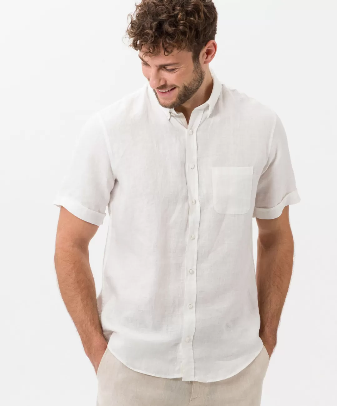 BRAX Overhemden | Style Dan U White