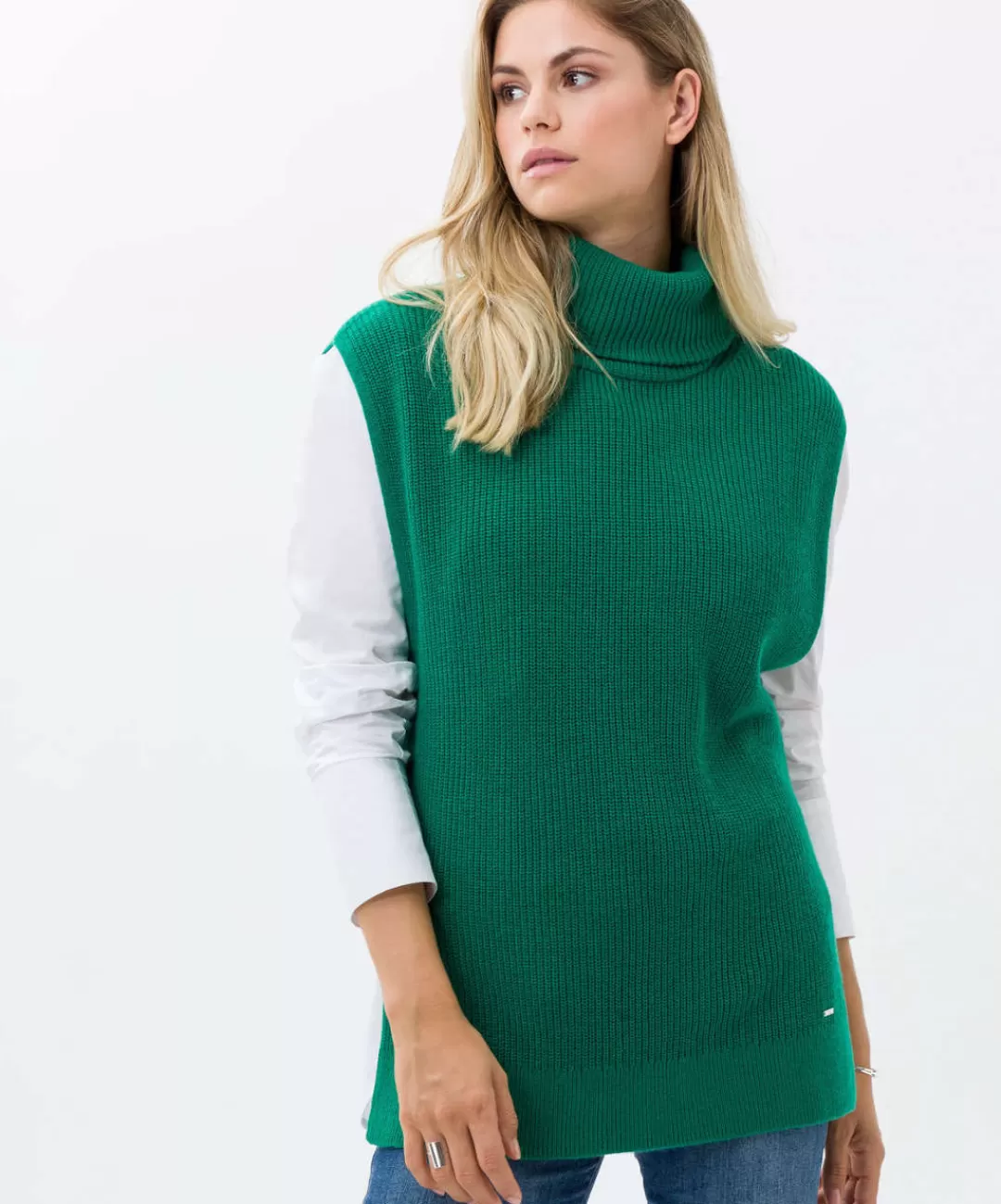 BRAX Knitwear | Sweat | Style Ella Dark Malachite