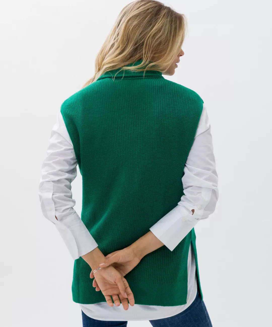 BRAX Knitwear | Sweat | Style Ella Dark Malachite