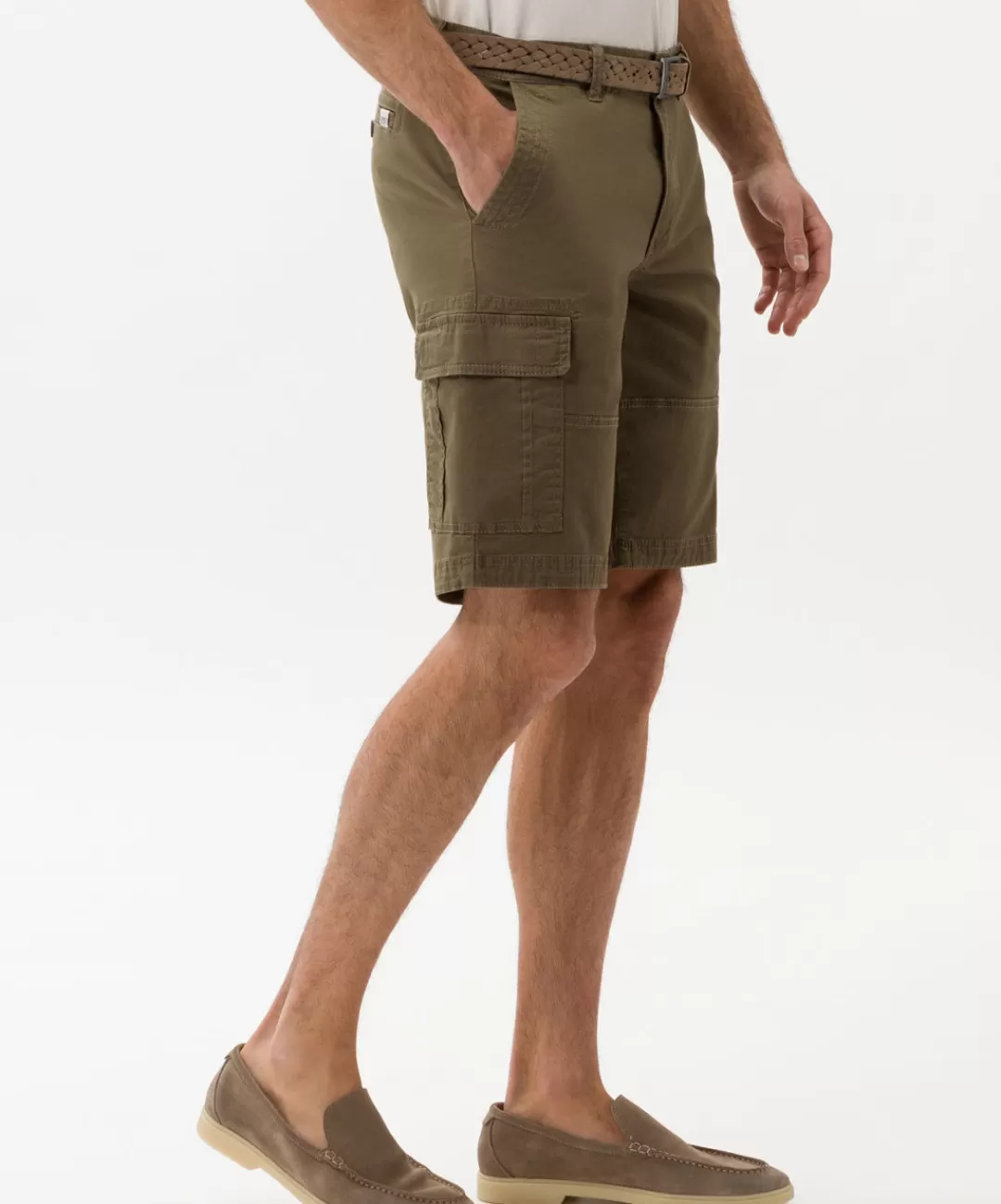 BRAX Shorts | Style Ex_Bud Olive