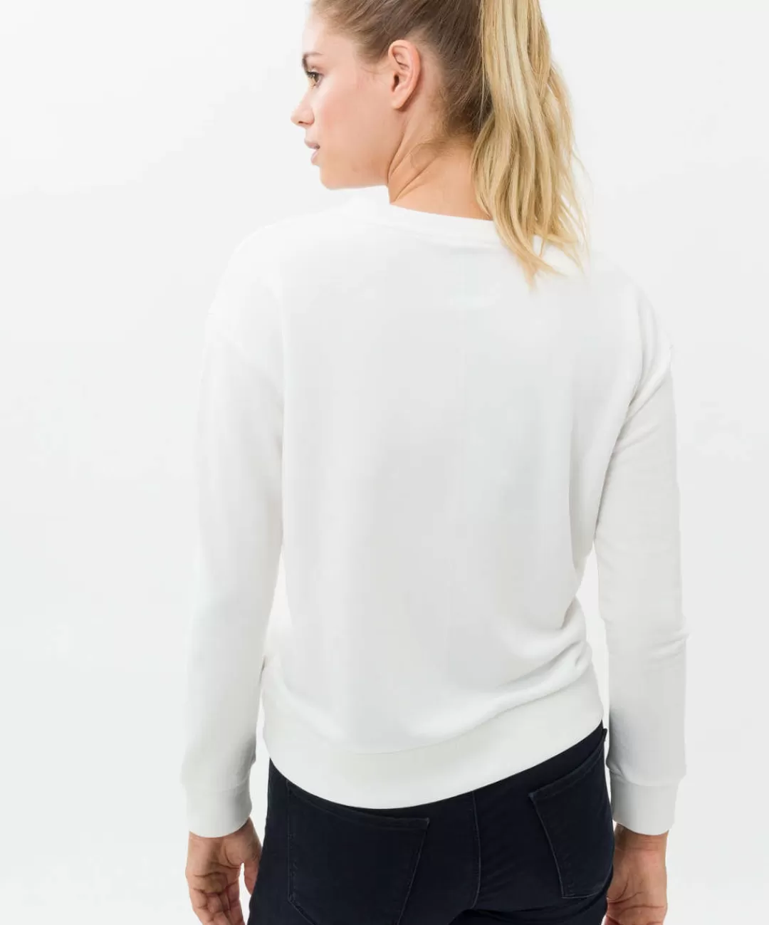 BRAX Knitwear | Sweat | Style Fara Off White