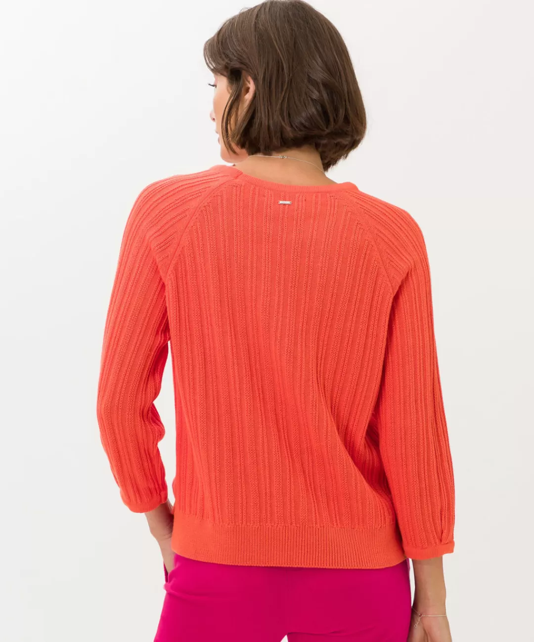 BRAX Knitwear | Sweat | Style Lesley Orange