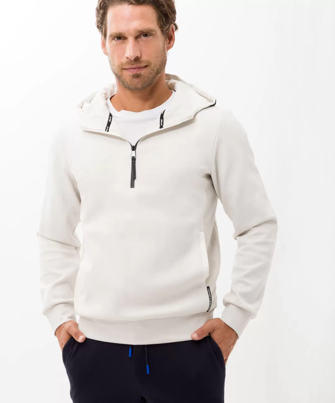 BRAX Knitwear | Sweat | Style Levin Broken White