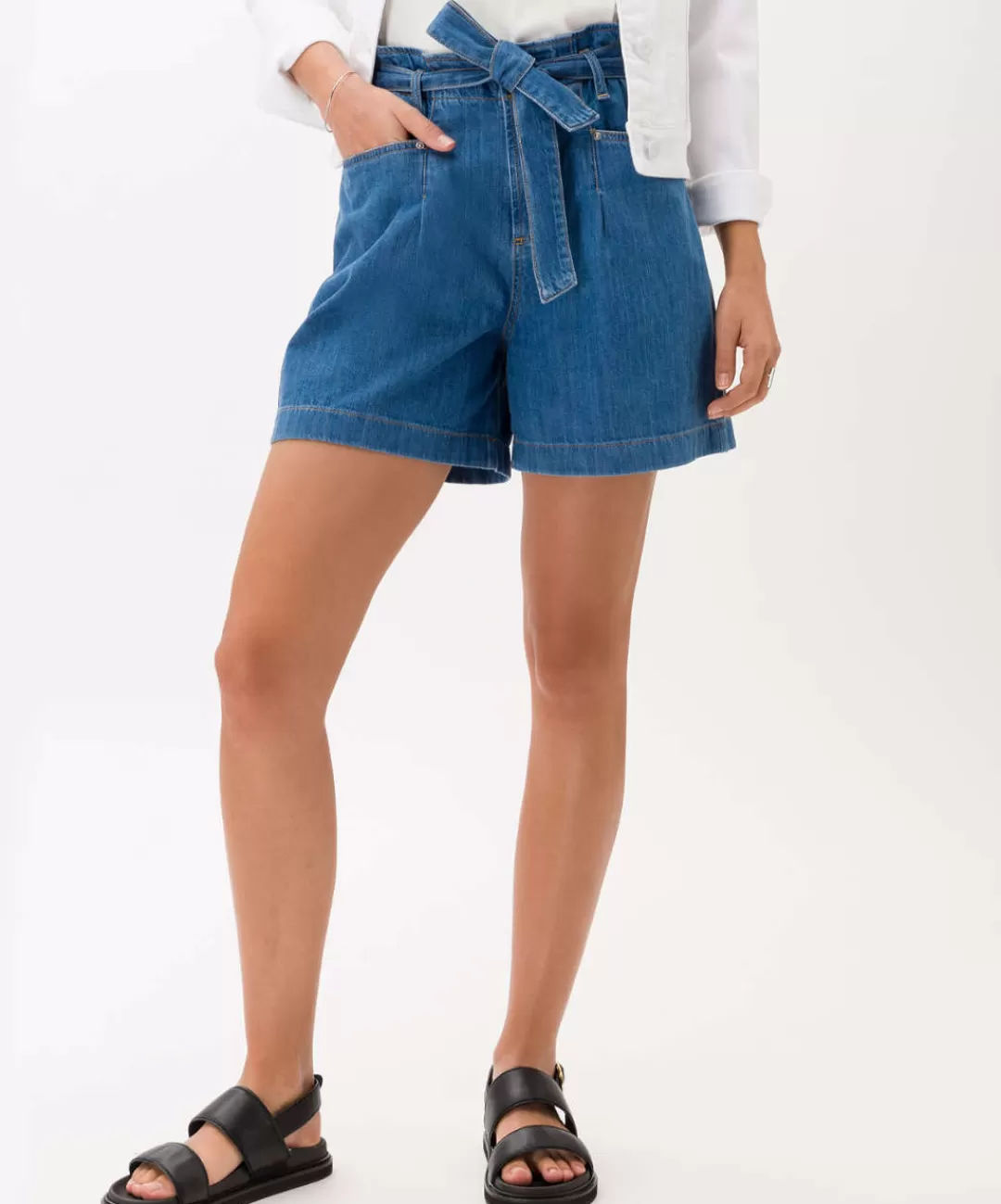 BRAX Shorts | Style Macie B Clean Regular Blue