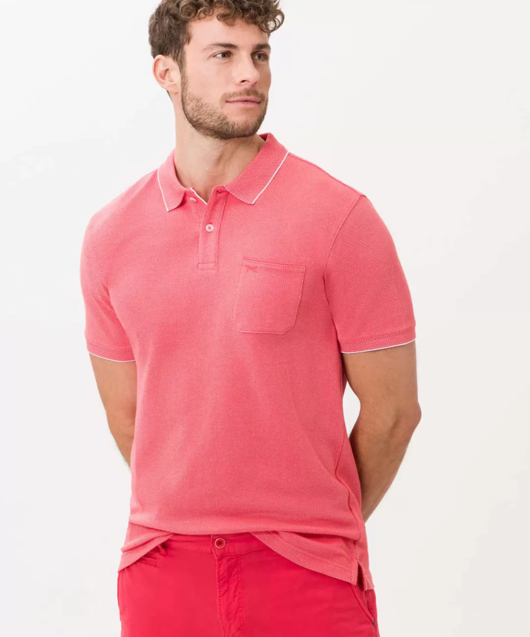 BRAX Shirts | Polo'S | Style Paddy Watermelon