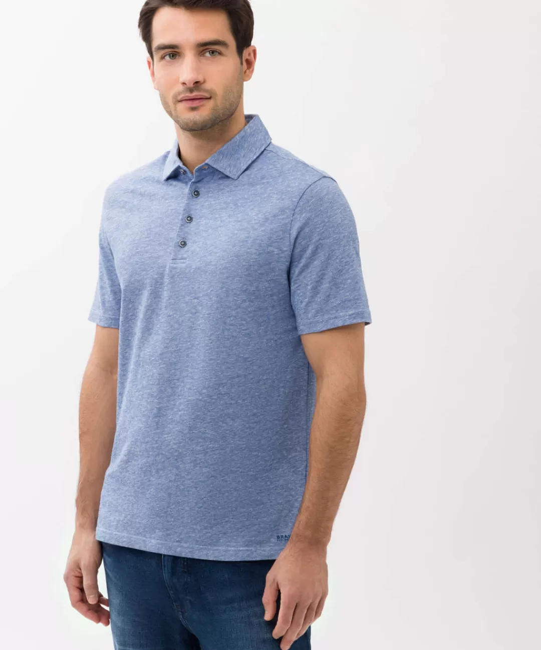 BRAX Shirts | Polo'S | Style Pepe Cobalt