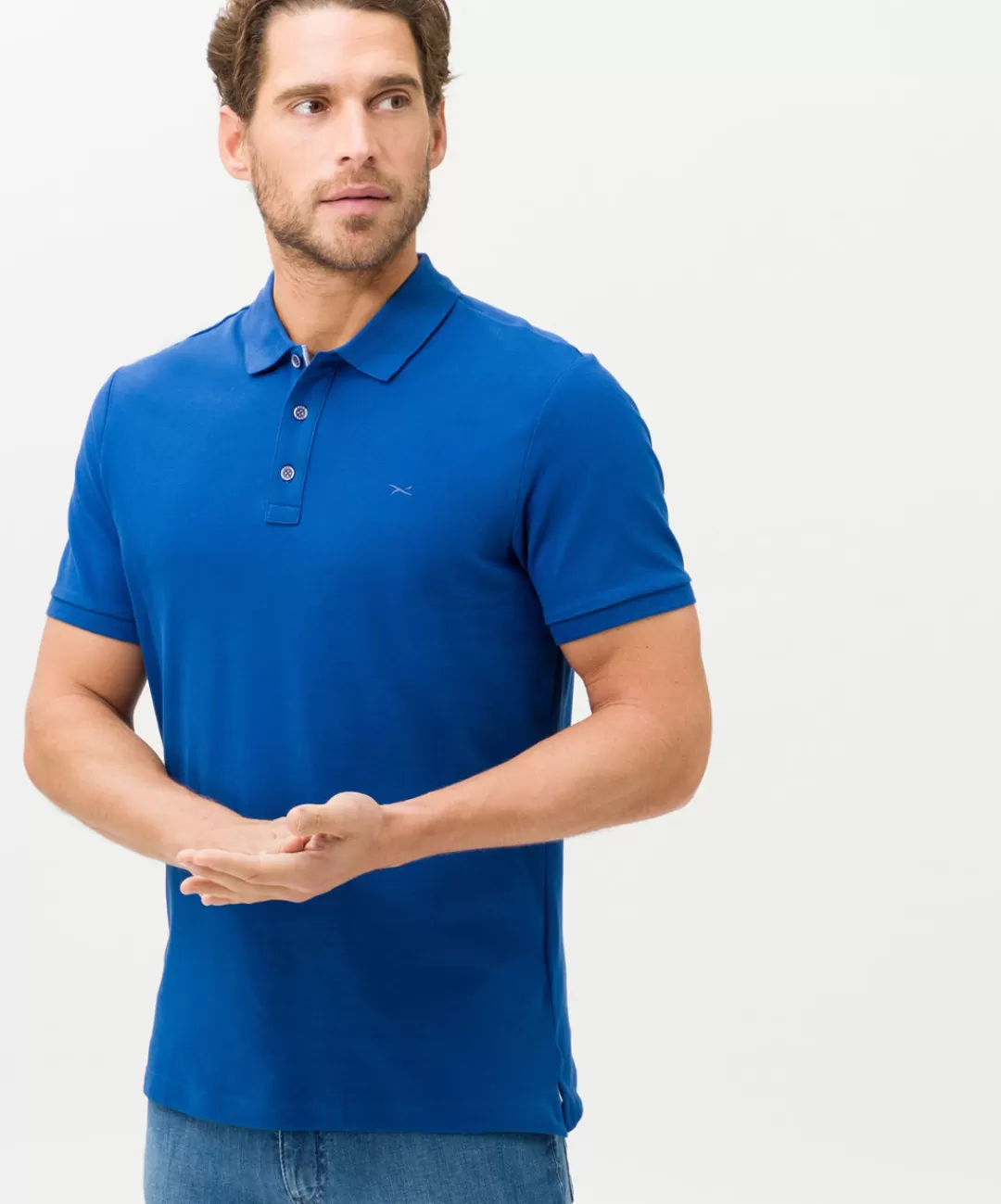 BRAX Shirts | Polo'S | Style Pete Cobalt