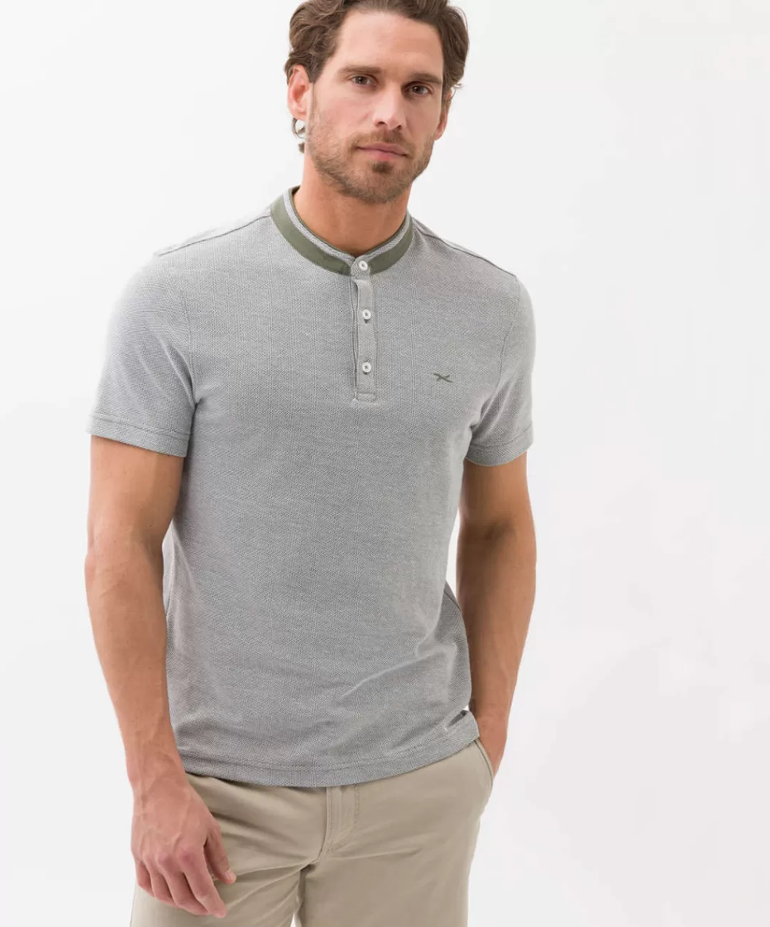 BRAX Shirts | Polo'S | Style Pollux Olive