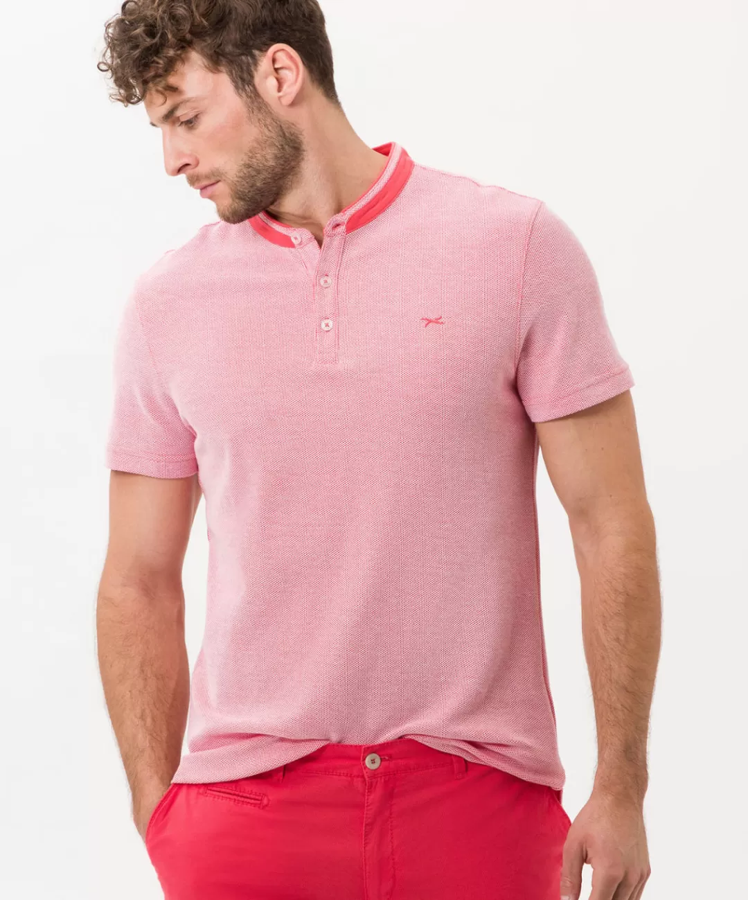 BRAX Shirts | Polo'S | Style Pollux Watermelon