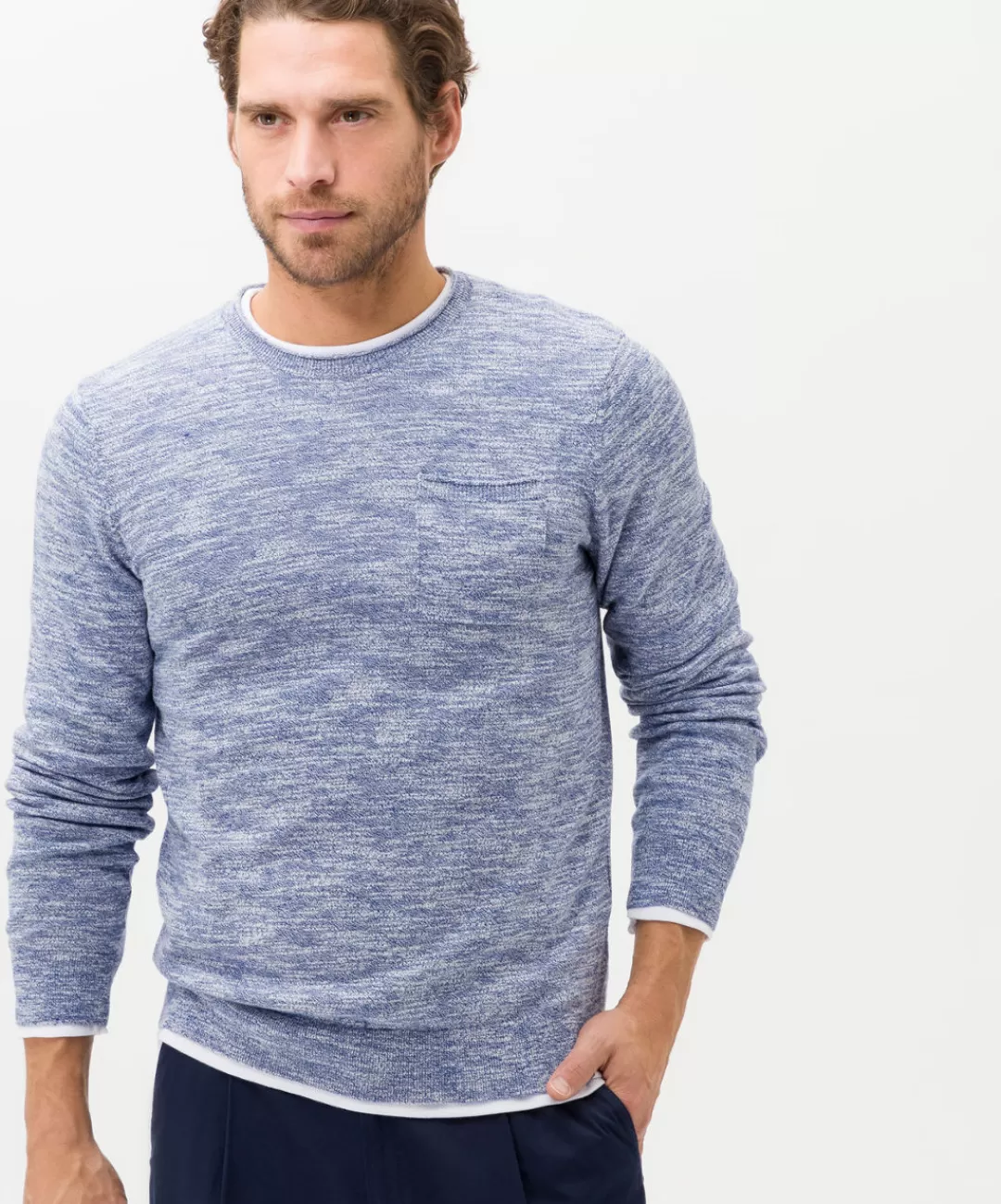 BRAX Knitwear | Sweat | Style Rick Cobalt