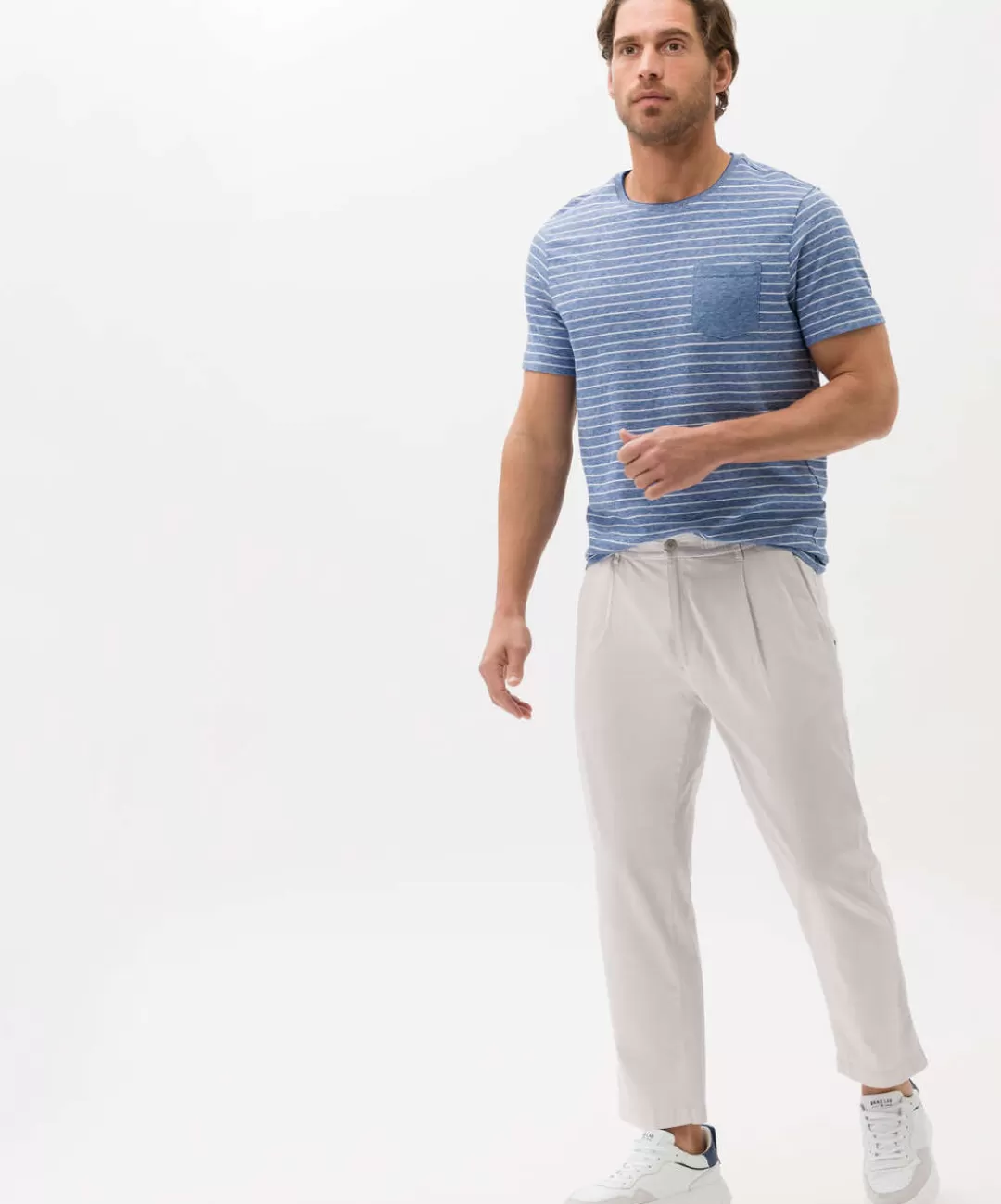 BRAX Shirts | Polo'S | Style Timo Cobalt