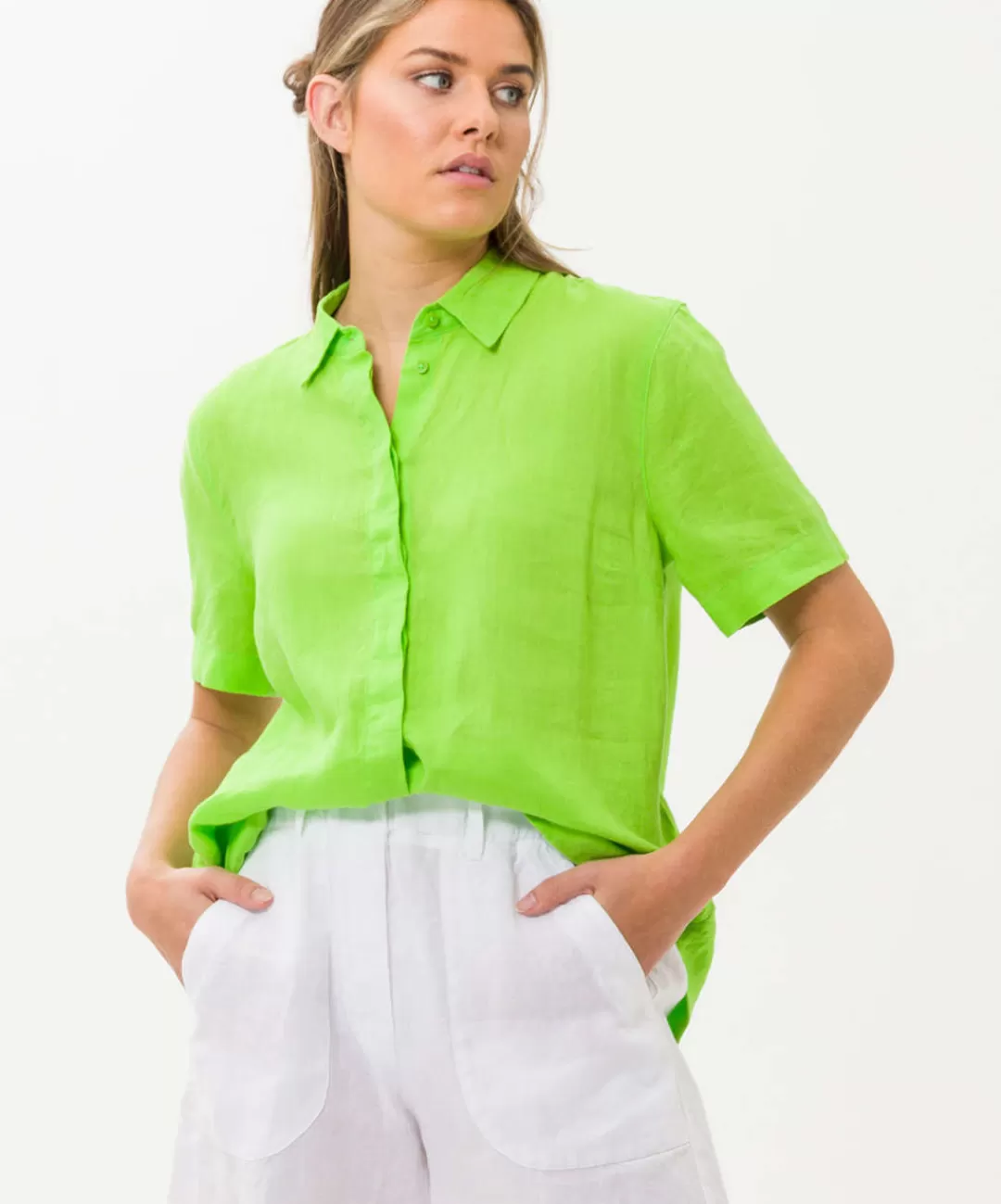 BRAX Blouses | Style Velia Leaf Green