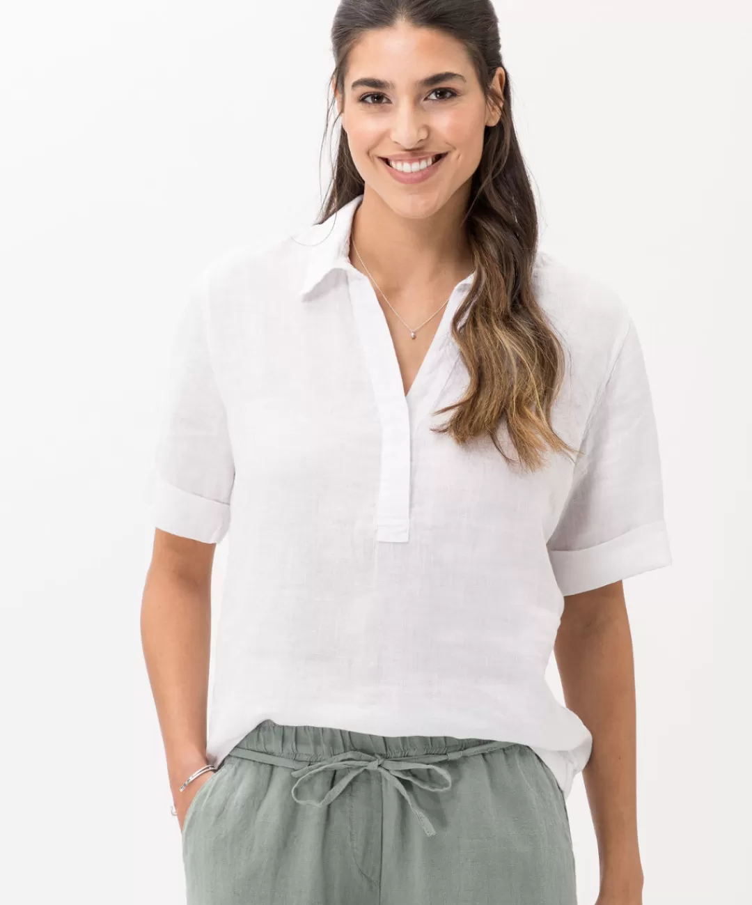 BRAX Blouses | Style Vio White