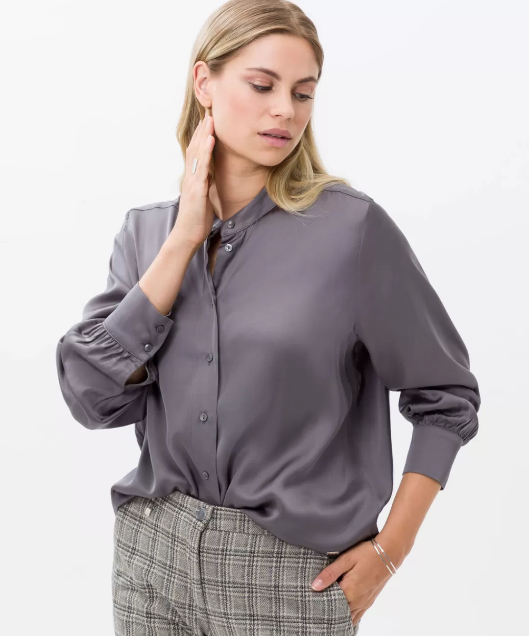 BRAX Blouses | Style Viv Grey