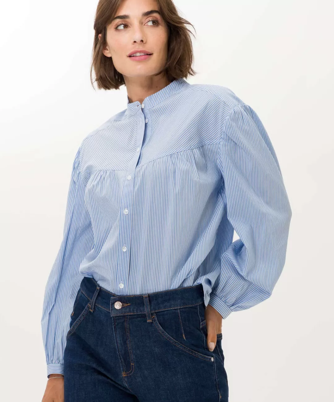 BRAX Blouses | Style Viv Soft Blue